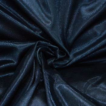 Tecido Lurex Azul Marinho - Empório dos Tecidos 