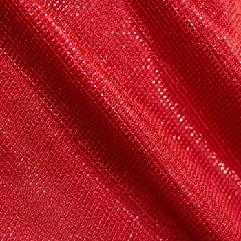 Tecido Lurex Vermelho - Empório dos Tecidos 