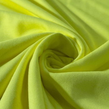 Tecido Malha PV Amarelo Neon