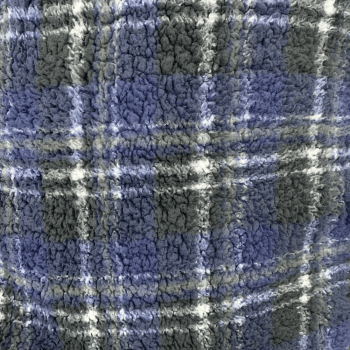 Tecido Tipo Pele Estampada Azul e Preto - Empório dos Tecidos 