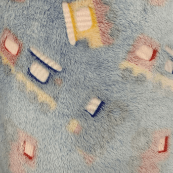 Manta Fleece 3D Estampada Infantil Trenzinhos - Empório dos Tecidos 