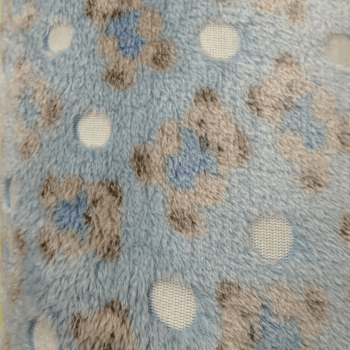 Tecido Manta Fleece 3D Estampada Infantil Ursinhos