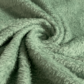 Tecido Manta Fleece Verde Menta - Empório dos Tecidos 