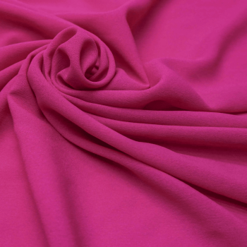 Tecido Musseline Creponada Rosa Choque