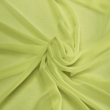 Tecido Musseline Creponada Verde Limão - Empório dos Tecidos 