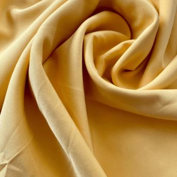 Tecido Crepe New Look Amarelo Vivo - Empório dos Tecidos 