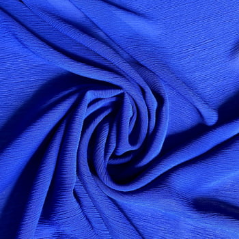 Tecido Musseline Chiffon Azul Royal