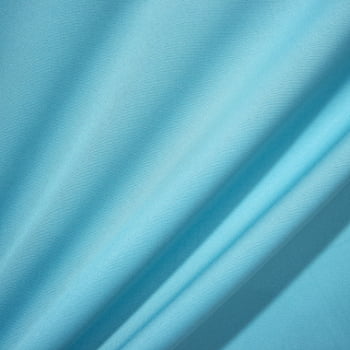 Tecido Crepe New Look Liso Azul Claro - Empório dos Tecidos 