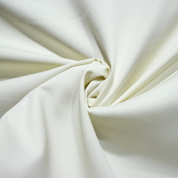 Tecido Crepe New Look Liso Branco - Empório dos Tecidos 