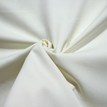 Tecido Crepe New Look Branco - Empório dos Tecidos 