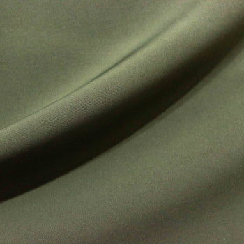 Tecido Crepe New Look Liso Verde Militar com 50 metros - Empório dos Tecidos 