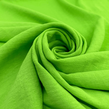 Tecido Crepe Duna Verde Neon