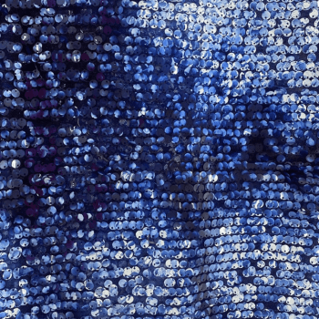 Tecido Paetê Malha Azul