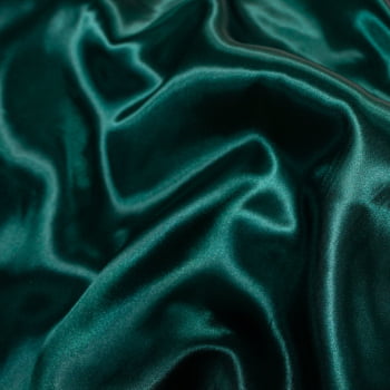Tecido Cetim Charmousse Verde Intenso - Empório dos Tecidos 