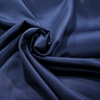 Tecido Crepe Amanda Azul Marinho - Empório dos Tecidos 
