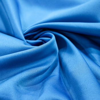 Tecido Crepe Amanda Azul Turquesa - Empório dos Tecidos 