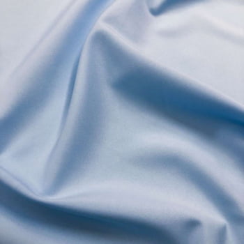 Tecido Percal Microfibra Liso Azul Bebê - Empório dos Tecidos 