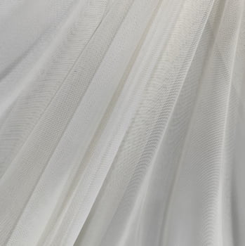 Tecido Tule de Malha Off White  - Empório dos Tecidos 
