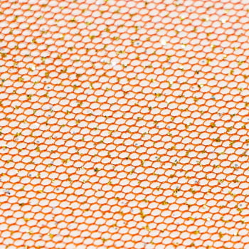 Tecido Tule Glitter Terracota - Empório dos Tecidos 