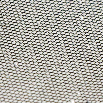 Tecido Tule Glitter Preto com Prata - Empório dos Tecidos 