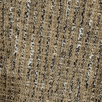 Tecido Tweed de Malha Fundo Bege - Empório dos Tecidos 