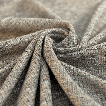 Tecido Tweed de Malha Fundo Bege