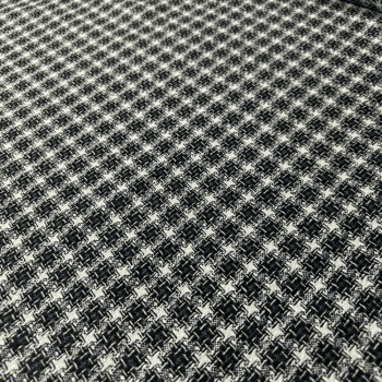 Tecido Tweed Plano Tons de Preto
