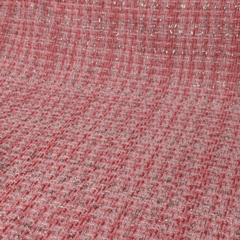 Tecido Tweed Plano Tons de Rosa