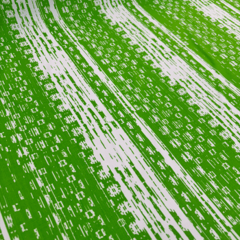 Tecido Viscolinho Verde e Branco  - Empório dos Tecidos 