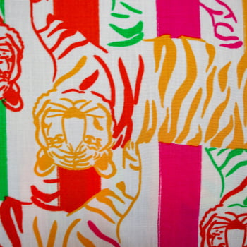 Tecido Viscolinho Estampado Tigre Color