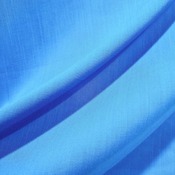 Tecido Viscolinho Azul Turquesa - Empório dos Tecidos 
