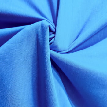 Tecido Viscolinho Liso Azul Turquesa - Empório dos Tecidos 