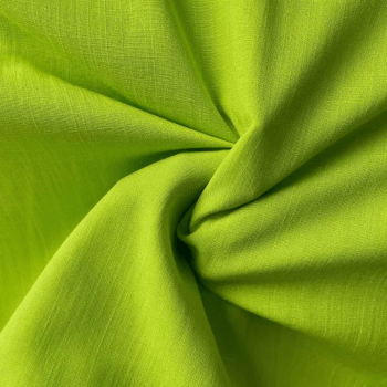 Tecido Viscolinho Liso Verde Limão - Empório dos Tecidos 