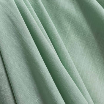 Tecido Viscolinho Verde Menta  - Empório dos Tecidos 
