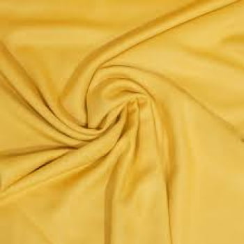 Tecido Viscose Lisa Amarela - Empório dos Tecidos 