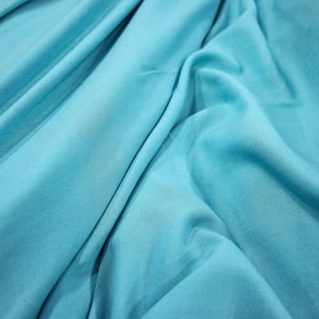Tecido Viscose Azul Piscina - Empório dos Tecidos 