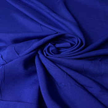 Tecido Viscose Azul Royal.