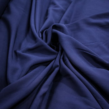 Tecido Viscose Lisa Azul Marinho