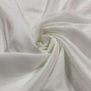 Tecido Viscose Lisa Off White - Empório dos Tecidos 