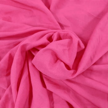 Tecido Viscose Rayon Capri Rosa Chiclete