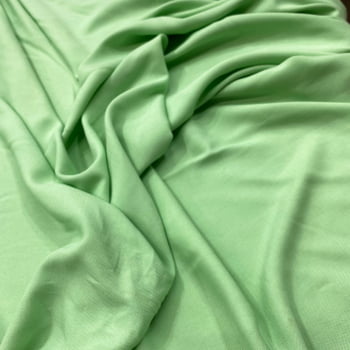 Tecido Viscose Rayon Sensoriale Verde Menta - Empório dos Tecidos 