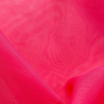 Tecido Voil Rosa Chiclete - Empório dos Tecidos 