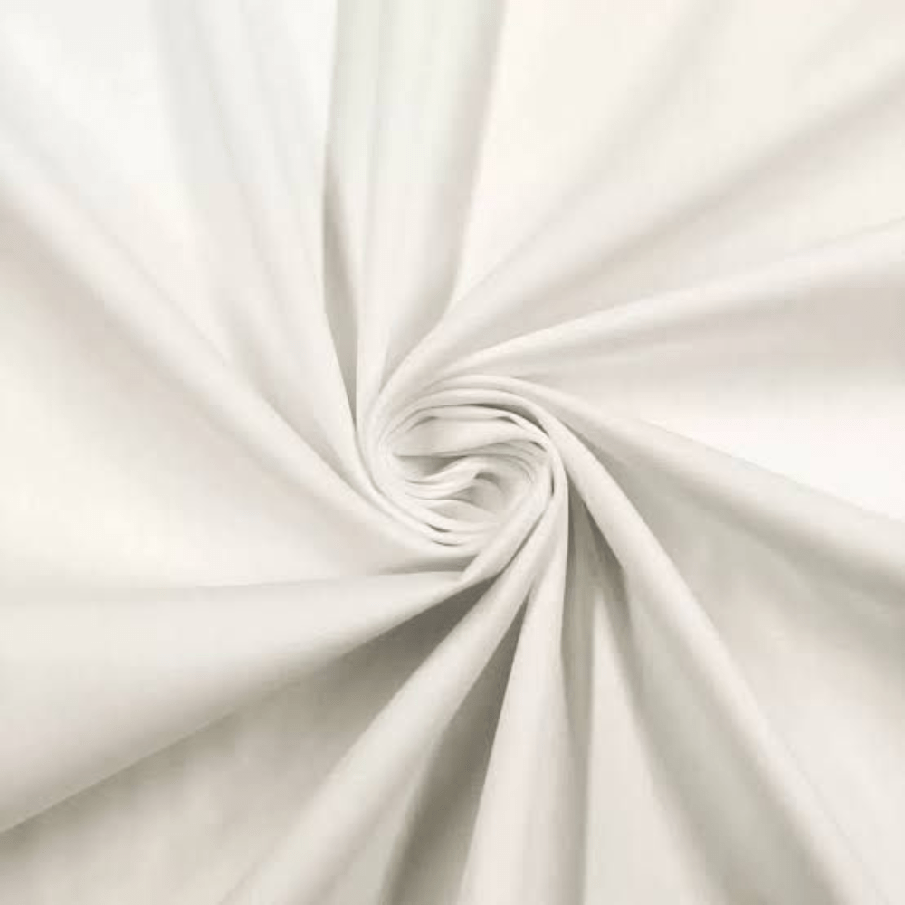 Tecido Tricoline Peripam Lisa Off-White - Empório dos Tecidos 