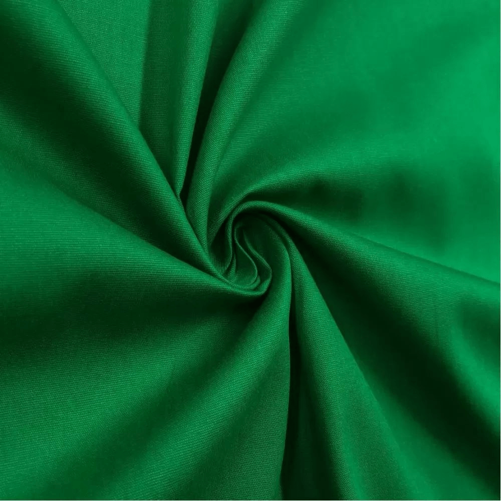 Tecido Tricoline Peripam Verde Bandeira - Empório dos Tecidos 