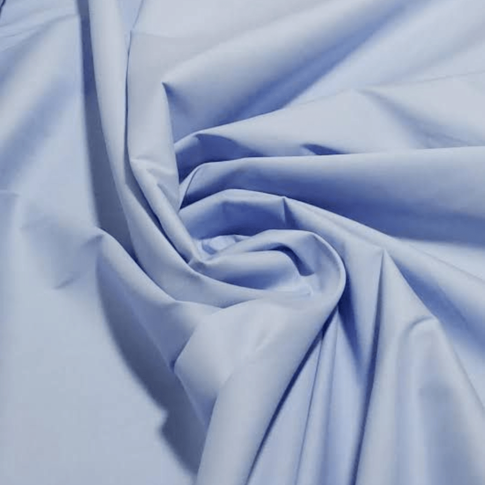 Tecido Tricoline Peripam Lisa Azul Claro - Empório dos Tecidos 