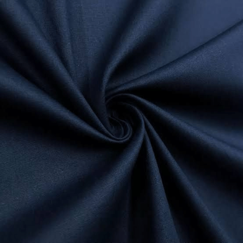 Tecido Tricoline Peripam Lisa Azul Noite - Empório dos Tecidos 
