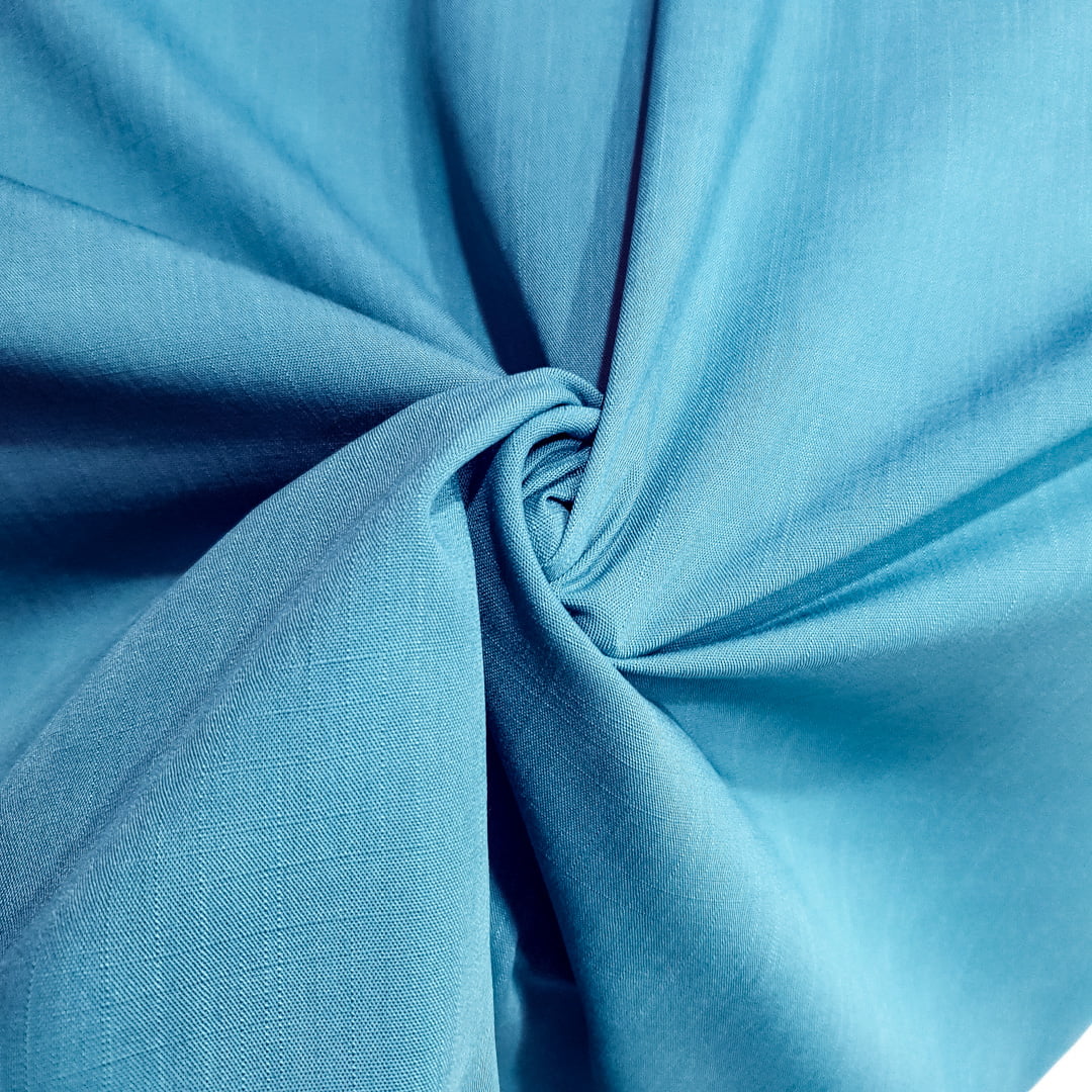 Tecido Viscolinho Azul Tiffany - Empório dos Tecidos 