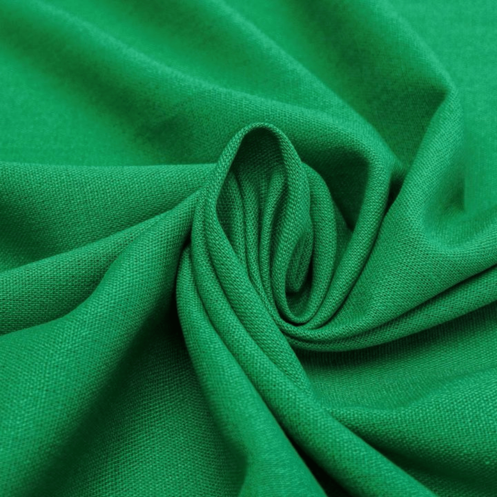 Tecido Viscolinho Liso Verde Bandeira - Empório dos Tecidos 