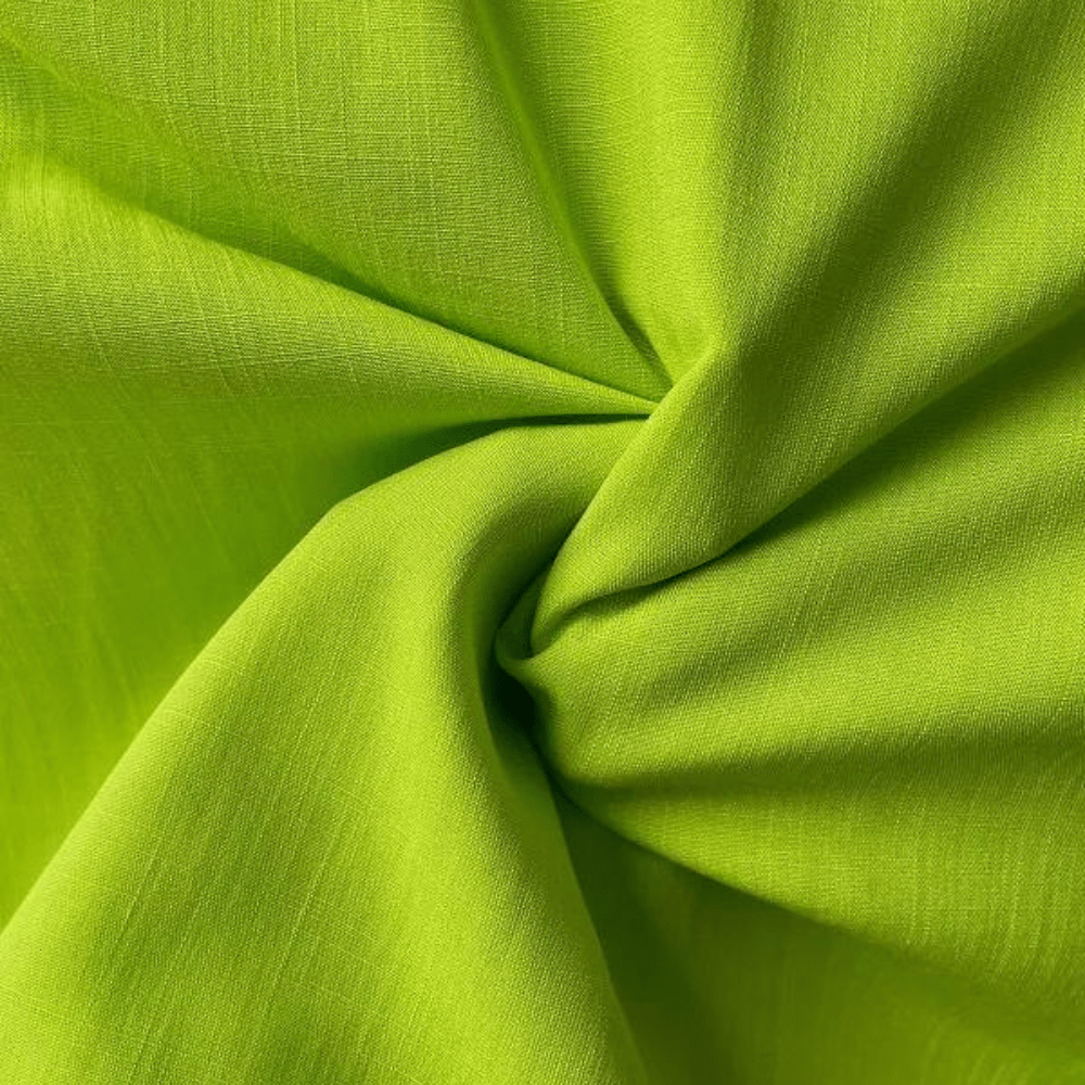 Tecido Viscolinho Liso Verde Limão - Empório dos Tecidos 