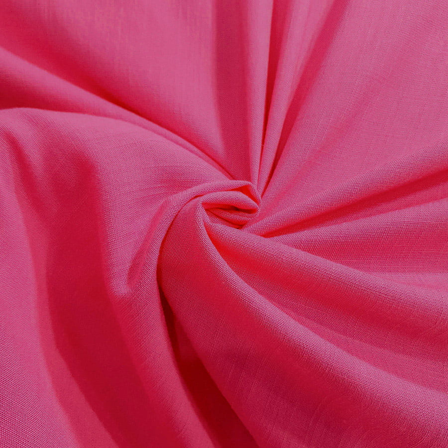 Tecido Viscolinho Rosa Chiclete - Empório dos Tecidos 